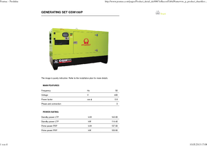 Дизелови генератори PRAMAC Lifter GSW 150 P