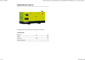 Дизелови генератори PRAMAC Lifter GSW 170 I