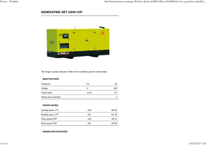 Дизелови генератори PRAMAC Lifter GSW 170 P