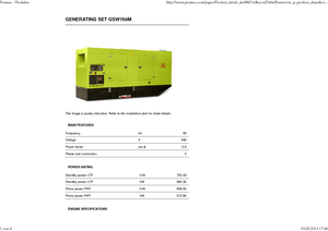 Дизелови генератори PRAMAC Lifter GSW 700 M