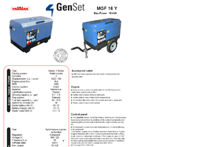 Дизелови генератори GenSet MGF 16 Y