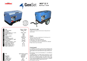 Дизелови генератори GenSet MGF 22 Y