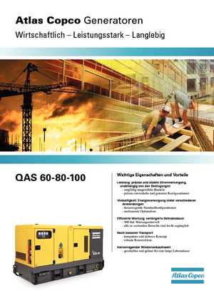 Дизелови генератори Atlas Copco QAS 100 PDS