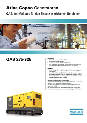Дизелови генератори Atlas Copco QAS 325 VDS