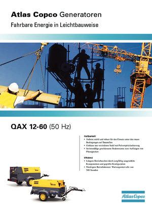 Дизелови генератори Atlas Copco QAX 30 Dd FW