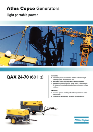 Дизелови генератори Atlas Copco QAX 45