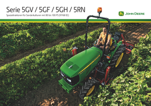 Трактори със задно задвижване John Deere 5100 GV