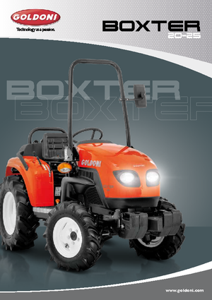 Трактори със задно задвижване Goldoni Boxter 25 Garten