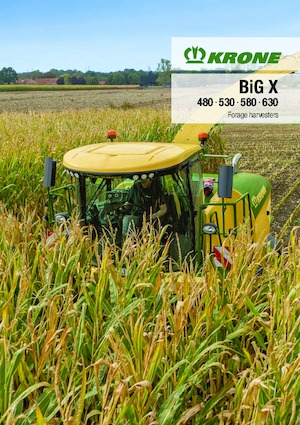 Комбайн за фураж 2-WD (задвиждане на две колела) Krone BiG X 630