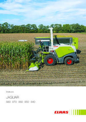 Комбайн за фураж 2-WD (задвиждане на две колела) Claas Jaguar 850