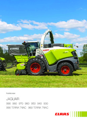 Комбайн за фураж 2-WD (задвиждане на две колела) Claas Jaguar 960