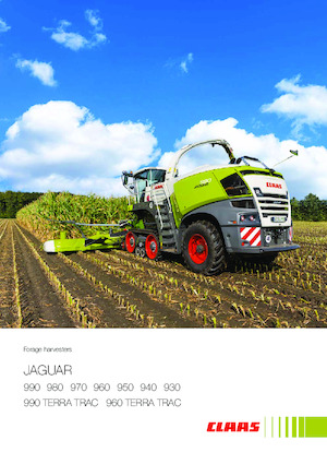 Комбайн за фураж 2-WD (задвиждане на две колела) Claas Jaguar 960