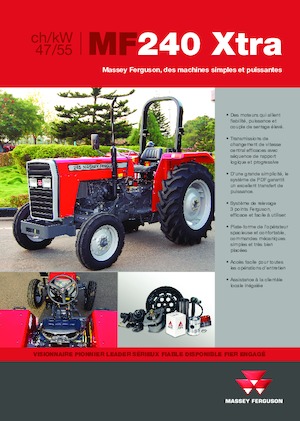 Трактори със задно задвижване Massey Ferguson MF 240 Xtra