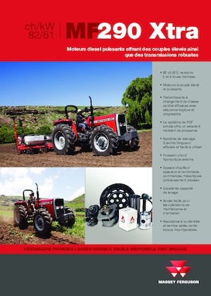 Трактори със задно задвижване Massey Ferguson MF 290 Xtra