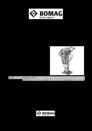 Бензинови и дизелови вибротрамбовки Bomag BVT 65