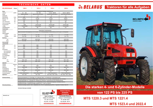Трактори 4WD (задвиждане на четирите колела) Belarus 1220.3