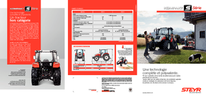 Трактори 4WD (задвиждане на четирите колела) Steyr 4065 Kompakt S Basis