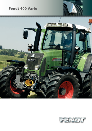 Трактори 4WD (задвиждане на четирите колела) Fendt 411 Vario