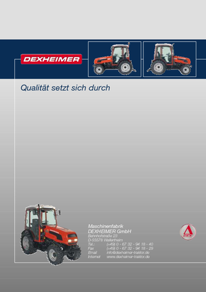 Трактори 4WD (задвиждане на четирите колела) Dexheimer 509 Si