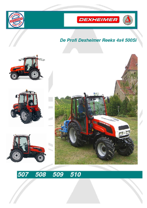 Трактори 4WD (задвиждане на четирите колела) Dexheimer 509 Si