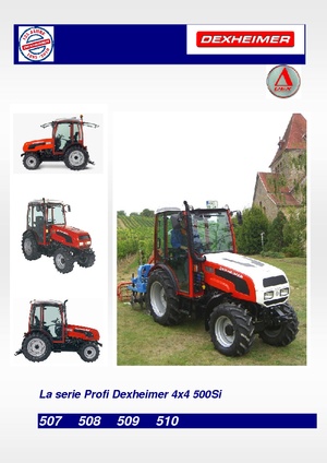 Трактори 4WD (задвиждане на четирите колела) Dexheimer 509 Si