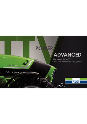 Трактори 4WD (задвиждане на четирите колела) DEUTZ-FAHR 6160.4 Agrotron TTV