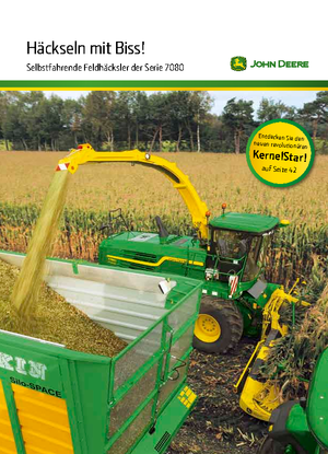 Комбайн за фураж 4-WD (задвиждане на четирите колела) John Deere 7580