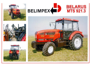 Трактори 4WD (задвиждане на четирите колела) Belarus 921.3