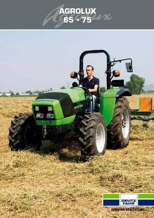 Трактори 4WD (задвиждане на четирите колела) DEUTZ-FAHR Agrolux 75
