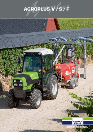 Трактори 4WD (задвиждане на четирите колела) DEUTZ-FAHR Agroplus F 320 GS DT