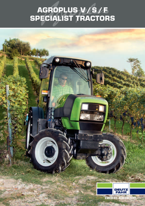 Трактори 4WD (задвиждане на четирите колела) DEUTZ-FAHR Agroplus F 320 GS DT