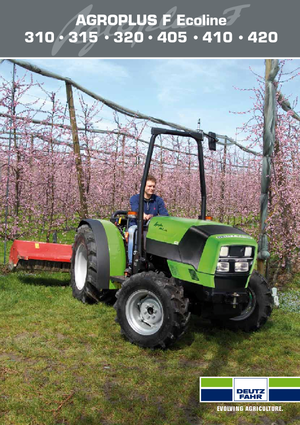 Трактори 4WD (задвиждане на четирите колела) DEUTZ-FAHR Agroplus F 410 Ec. DT