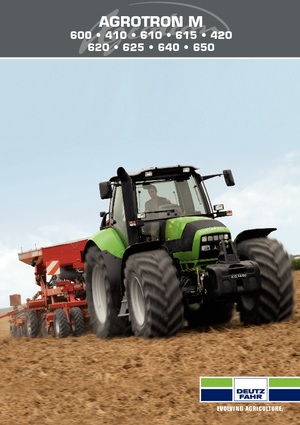 Трактори 4WD (задвиждане на четирите колела) DEUTZ-FAHR Agrotron M 615 DCR