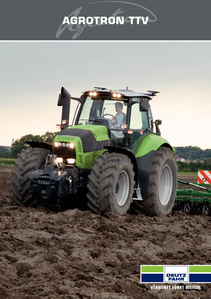 Трактори 4WD (задвиждане на четирите колела) DEUTZ-FAHR Agrotron TTV 630 DCR