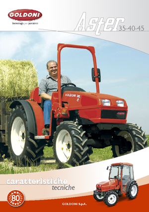 Трактори 4WD (задвиждане на четирите колела) Goldoni Aster 40
