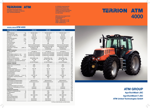 Трактори 4WD (задвиждане на четирите колела) Terrion ATM 4140