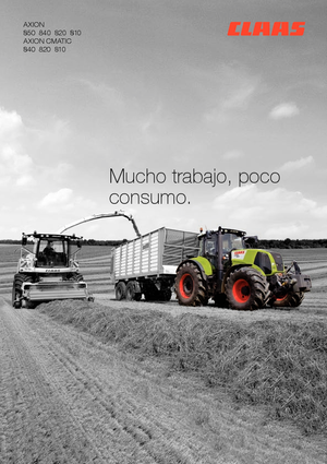 Трактори 4WD (задвиждане на четирите колела) Claas Axion 810
