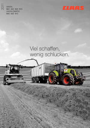 Трактори 4WD (задвиждане на четирите колела) Claas Axion 810