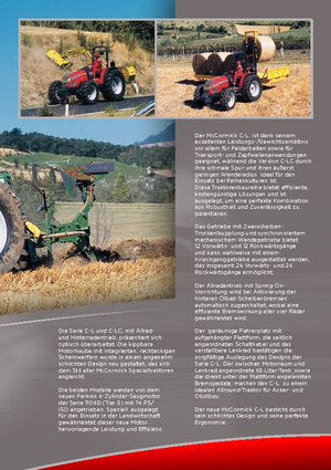 Трактори 4WD (задвиждане на четирите колела) McCormick C 80 L