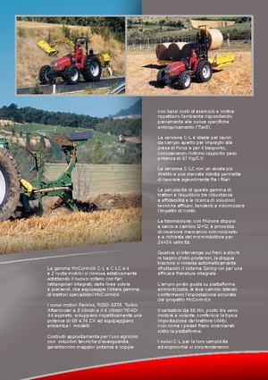 Трактори 4WD (задвиждане на четирите колела) McCormick C 70 L