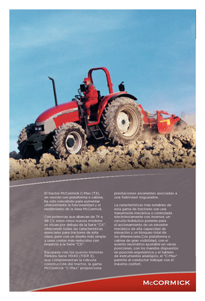 Трактори 4WD (задвиждане на четирите колела) McCormick C 100 Max HC