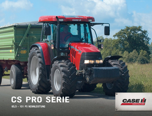 Трактори 4WD (задвиждане на четирите колела) Case IH CS 105 Pro Basis