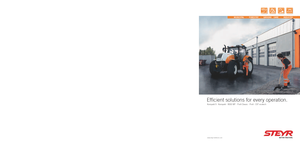 Трактори 4WD (задвиждане на четирите колела) Steyr 4095 Kompakt Basis