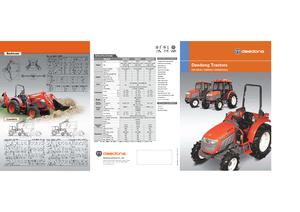 Трактори 4WD (задвиждане на четирите колела) Kioti DK 551