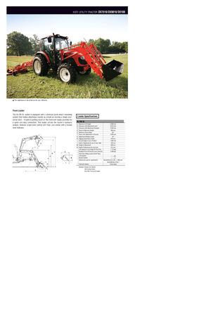 Трактори 4WD (задвиждане на четирите колела) Kioti DX 7510 PC