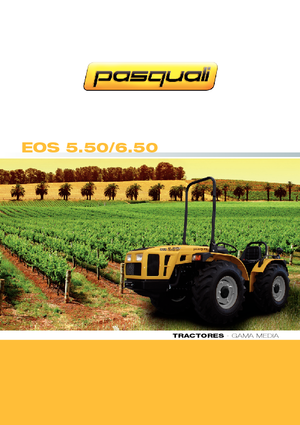 Трактори 4WD (задвиждане на четирите колела) Pasquali Eos 6.50 RS