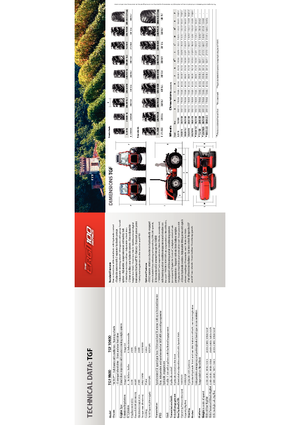 Трактори 4WD (задвиждане на четирите колела) Carraro Ergit TGF 9800
