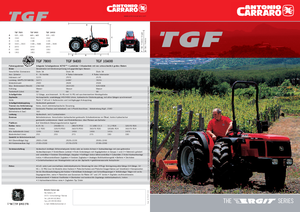 Трактори 4WD (задвиждане на четирите колела) Carraro Ergit TGF 7800 LE