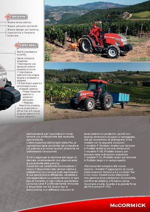 Трактори 4WD (задвиждане на четирите колела) McCormick F 120 XL