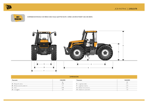 Трактори 4WD (задвиждане на четирите колела) JCB Fastrac 2155